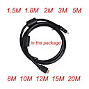 HDMI Cable Male to Male 28AWG with Ferrite Core for PS3 DVD HDTV - 10 Pieces Per Package(Z-502)