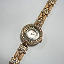 New Fashion Girl Lady Watch With Gold Accent on dial And Diamond Set on (Start From 5 Units)