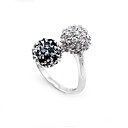 Sterling Silver Fashion Disco CZ Ring-Sterling Silver Ring r2823 (SZY1454)