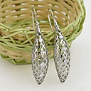 platine style sculpté cz-cz ring earring 81207-20 (szy1381)