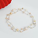 Elegant Two Strands Freshwater Pearl Bracelet (SZY1798)