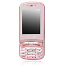 jinpeng n368 dual quad-band touch screen piatto scheda cellulare ultra-sottile rosa (szrw215)