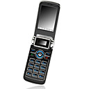 X6000 double carte double écran métallique flip mobile argent (pas pour nous / canada) (szrw246)
