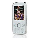 n86i doble tarjeta java tir de banda plana de pantalla táctil teléfono celular blanco (szrw413)