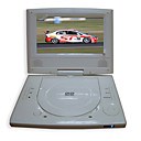 7-inch Portable DVD Player con la función TV, puerto USB y 3-en-1 lector de tarjetas (smq2445)