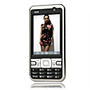 CESIM N88 Quad Band Dual Card  Bluetooth  Touch Screen TV Cell Phone Black