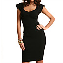 strukturierten peplum Jerseykleid (09vqx007)