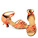 Top Fashionable Satin Upper Latin Ballroom Dance Shoes For Lady(SBS025)