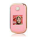 q68 card dual standby dual bluetooth quad-band telefono cellulare flip rosa e oro (szrha063)
