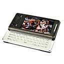 Dongling d801 double carte bluetooth écran tactile slide tv mobile noir (tf carte de 2go) (szhx0292)