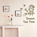 Afternoon Tea Coffee Wall Sticker (0586 - 6940118552647)