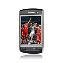 9.500 + doppia scheda quad band funzione TV flat wifi java touch screen cellulare nero (2GB TF card) (szmc0063)
