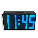 grande visor do relógio de alarme LED azul (tra061)