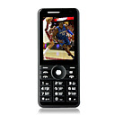 k800 Quad Band Dual Card Dual Standby TV Dual Camera Flashlight Cell Phone Black (2GB TF Card)(SZ05440114)