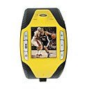 F3 Quad Band Bluetooth Touch Screen Watch Cell Phone Yellow (2GB TF Card)
