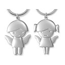 A Pair of Twin Angels Key Chain for Valentine & Lover Gift (CEG1026)