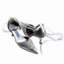 Top Quality Satin upper Medium Heel Pumps with Rhinestone Wedding Bridal Shoes(A722W)