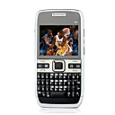 E72 quadribande carte double double veille ultra mince clavier QWERTY bar de mobile noir (2 Go Carte TF) (sz05440124)