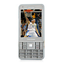N8 Dual Card Bluetooth Touch Screen FM Music Cell Phone Black and Silver (2GB TF Card)