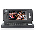 E920 QWERTY Keypad Dual Card Dual Screen Bluetooth FM Games Touch Screen Cell Phone Black (2GB TF Card and Holster)