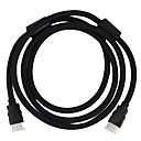Gold Plated 1080P HDMI V1.3 M-M Shielded Connection Cable (2M-Length)