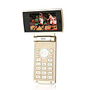 sh9010 Dual Quad-Band-Karte TV 360 Grad drehen Bildschirm Handy Gold (2GB TF Karte) (sz00720326)