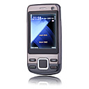 1860i Dual Card Quad Band Dual Camera Flashlight Metal Cover Slide Cell Phone Gray (2GB TF Card)(SZ04581029)