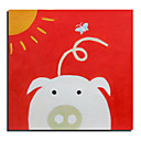 Hand Made Abstract Animal Painting - Free Shipping (0695 -AB-556)