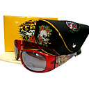gafas de sol de diseño de moda del tatuaje + caso de bordado libre duro - tigre impreso de diseño (0479-11.18-dsc03844)