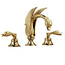 Two Handles Widespread Waterfall Bathroom Sink Faucet or Bathtub Faucet - Free Shipping (0698 -M-6019)