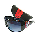 gafas de sol de moda + paño de limpieza libre y estuche duro - un marco negro + diseño cráneo dsco4223-0479-11.13-89