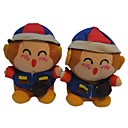 Lovely Plush Monkey With Bag Stereo Speaker for DVD - AM - FM radio - MP3 (SMQ3461)
