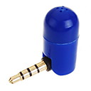 micrófono mini grabadora de voz con correa para todos los iPod (azul)