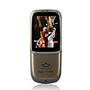 8820 Dual Card Tri Band Metal Cover Ultra Thin Touch Screen Slide Cell Phone Brown (2GB TF Card)(SZ05450375)