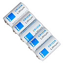 wf CR123A 3.0v batteries au lithium primaire (5-pack)