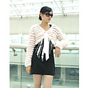 Long Sleeves Silk Bow Rabbit Fur Wrap/ Wedding Wrap (PZX0010)