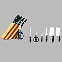 7-pc acciaio ad alto tenore di carbonio coltello da cucina set posate - la spedizione gratuita (0708-s2506)