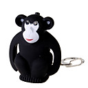 clignotement des yeux de singe porte-clés lampe de poche 2-dirigé avec des effets sonores