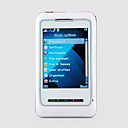 CCK-11 placa mini quad band dual ultra fino lanterna plana toque celular tela branca e azul (cartão de 2GB TF) (sz05440290)