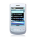 ak100 quad band mini torcia a doppia scheda tv piatto funzione touch screen del telefono delle cellule bianche (2GB TF card) (sz05440245)