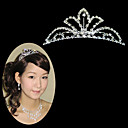 magnífico claro cristales tiara de novia de la boda (hg0818)