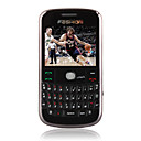 H9000 Dual Card Quad Band Qwerty Keypad JAVA Bluetooth Trackball Cell Phone Black (2GB TF Card)