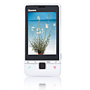 G99 3G + Google Android 1,6 gps wifi bussola 3.2 pollici touch screen del telefono delle cellule bianche (2GB TF card) (sz04581216)