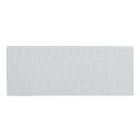tastiera del silicone shileld ml-1015h di asus epc900ha (bianco traslucido)