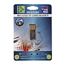 World's Smallest MicroSD TransFlash TF SD/SDHC USB 2.0 Card Reader Keychain