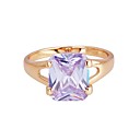 Beautiful 18K Gold Plated CZ Cubic Zirconia Rings (0292-91114-27)