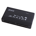 todo-en-1 mini usb 2.0 lector de tarjetas (negro)