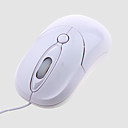 New USB Optical Mouse For PC - Notebook -3-btn Mouse - Wired - USB (SMQ3969)