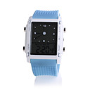 Digital + Analog Dual-Time Ladies Wrist Watch with Weekday Display - Blue (2*CR1120)