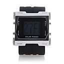 Silikon-Band LED Fashion Armbanduhr - Schwarz (1 * CR2016)